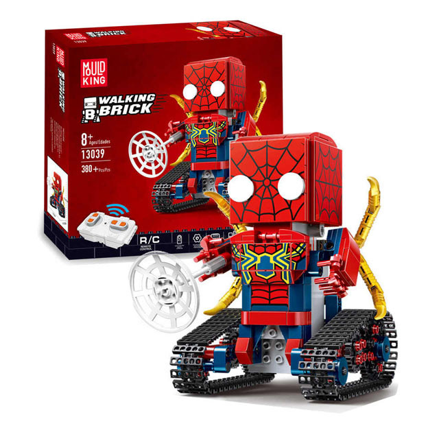 Конструктор MOULD KING 13039 Spider-Man Человек-Паук с ДУ (аналог LEGO Technic/BrickHeadz 41497) 380 деталей - фото 1 - id-p100400443