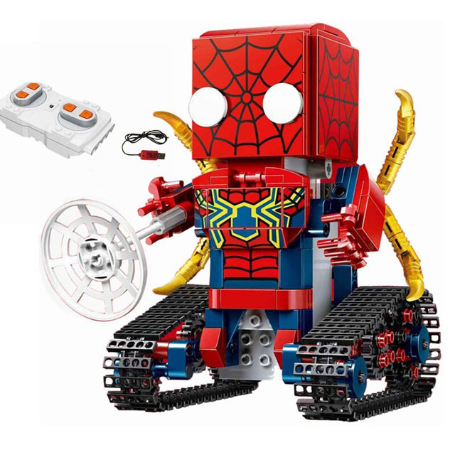 Конструктор MOULD KING 13039 Spider-Man Человек-Паук с ДУ (аналог LEGO Technic/BrickHeadz 41497) 380 деталей - фото 2 - id-p100400443