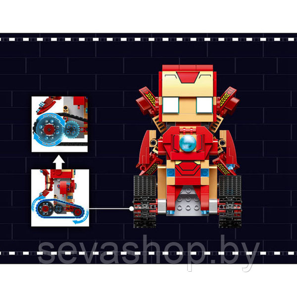 MOULD KING 13038 Iron Man LEGO Technic BrickHeadz 41604 392 sevashop.by 100400989