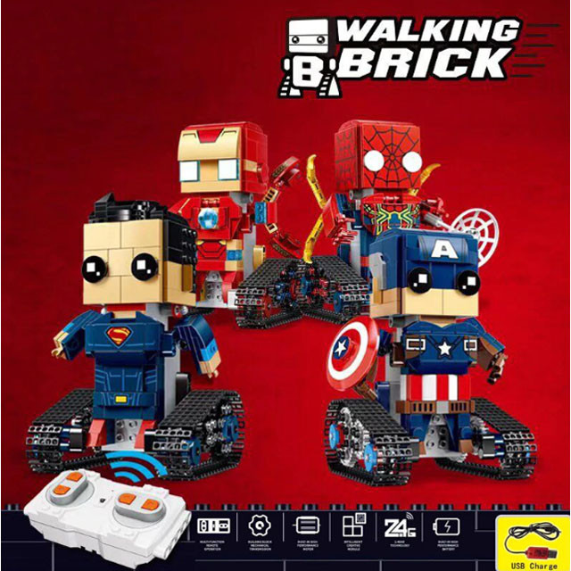 Конструктор MOULD KING 13038 Iron Man Железный Человек с ДУ (аналог LEGO Technic/BrickHeadz 41604) 392 детали - фото 5 - id-p100400989