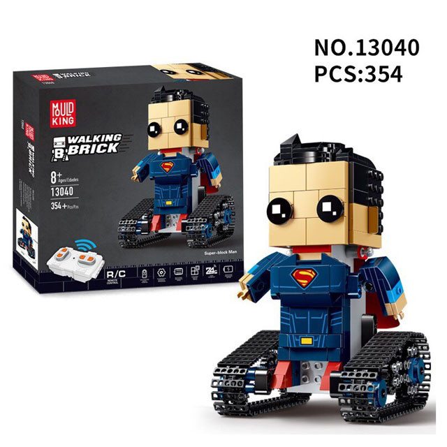 Конструктор MOULD KING SuperMan 13040 Супермен с ДУ (аналог LEGO Technic/BrickHeadz 41610) 354 детали - фото 1 - id-p100401026