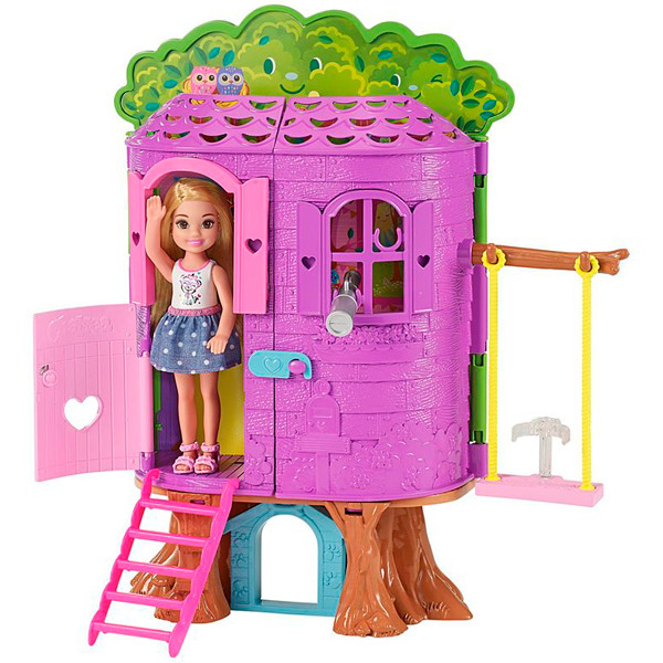 Barbie (Барби) Барби Игровой набор "Домик на дереве Челси" Mattel Barbie FPF83
