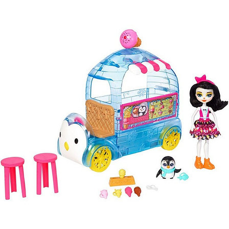 Игровой набор "Фургончик мороженого Прины Пингвины"Mattel Enchantimals FKY58, фото 2