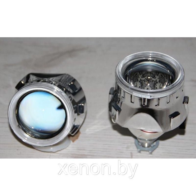 Биксеноновые линзы Morimoto mini H1 2.5" + маска + LED кольцо