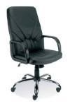 Кожаное кресло МЕНЕДЖЕР PL для работы и дома, стул MANAGER PL в коже SPLIT - фото 9 - id-p100416446