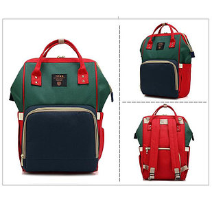Сумка-рюкзак для мамы Mailedi (зелёный/синий)