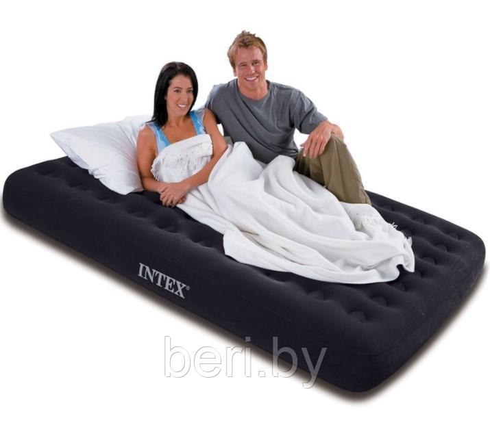 INTEX 66725 Надувной матрас Twin Supreme Airbed (203х152х23 см), двухместный, интекс - фото 2 - id-p100418342