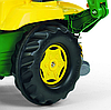 Детский педальный трактор Junior John Deere Rolly Toys, фото 4