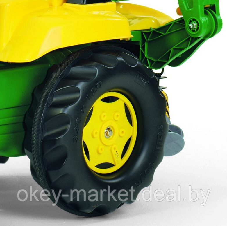 Детский педальный трактор Junior John Deere Rolly Toys - фото 8 - id-p65605428