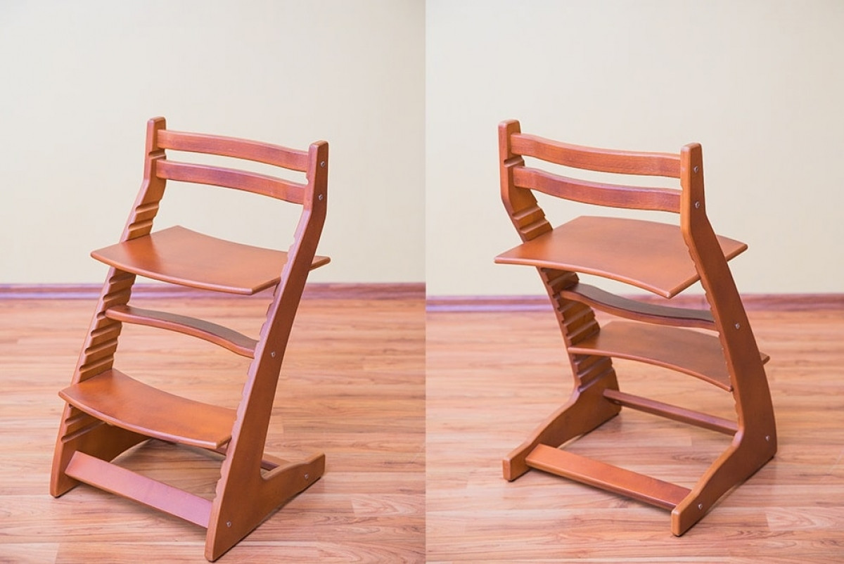 Детский регулируемый стул «ВАСИЛЁК» ВН-01 (коричневый) - фото 1 - id-p100426719