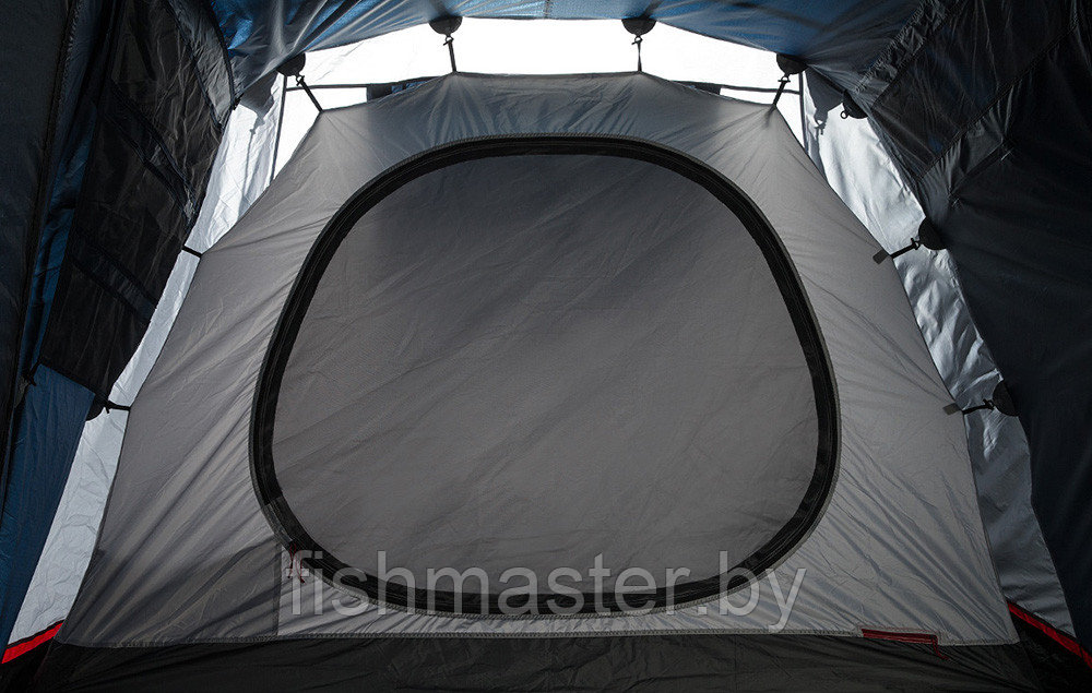 Полуавтоматическая палатка FHM "Alioth 4" Синий/Серый - - фото 8 - id-p100432021