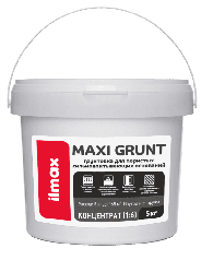 Ilmax maxi grunt  Грунтовка для пористых сильновпитывающих оснований (Концентрат 1:6) 5 кг.