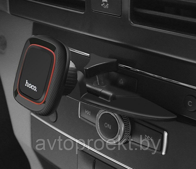 Автомобильный держатель для телефона в CD слот магнитный Hoco CA25 - фото 2 - id-p100433793