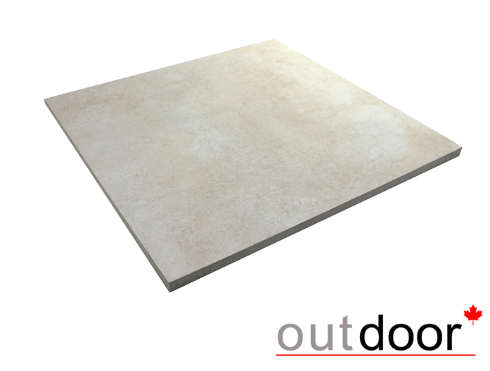 Плитка из керамогранита OUTDOOR, 600*600*20мм, белая ales