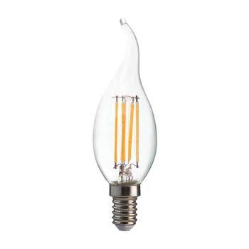 Лампа светодиодная 8W E14 прозрачная