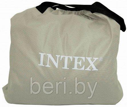 INTEX 67768 Надувной матрас Comfort-Plush 191*137*33 встроенный электрический насос интекс - фото 4 - id-p100441320