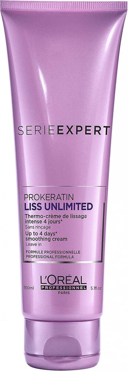 Интенсивно разглаживающий крем для непослушных волос Loreal Professionnel Serie Expert Liss Unlimited 150мл