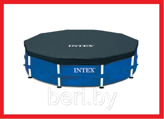 INTEX 28030 Тент, крышка 305 см для каркасных бассейнов, интекс - фото 1 - id-p100433257