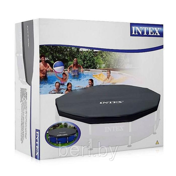 INTEX 28030 Тент, крышка 305 см для каркасных бассейнов, интекс - фото 4 - id-p100433257
