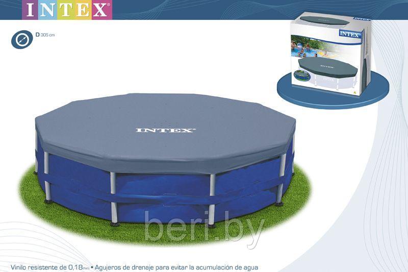 INTEX 28030 Тент, крышка 305 см для каркасных бассейнов, интекс - фото 3 - id-p100433257