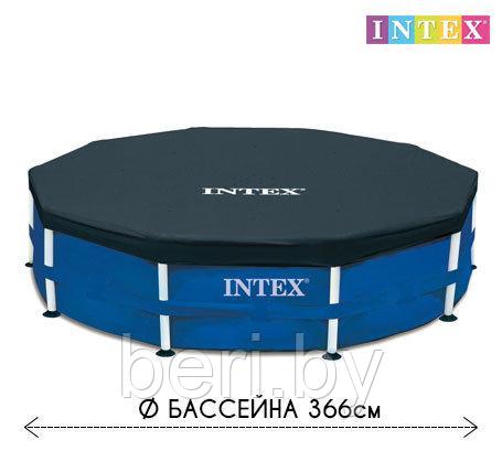 INTEX 28031 Тент, крышка 366 см для каркасного бассейна, интекс - фото 4 - id-p100442359