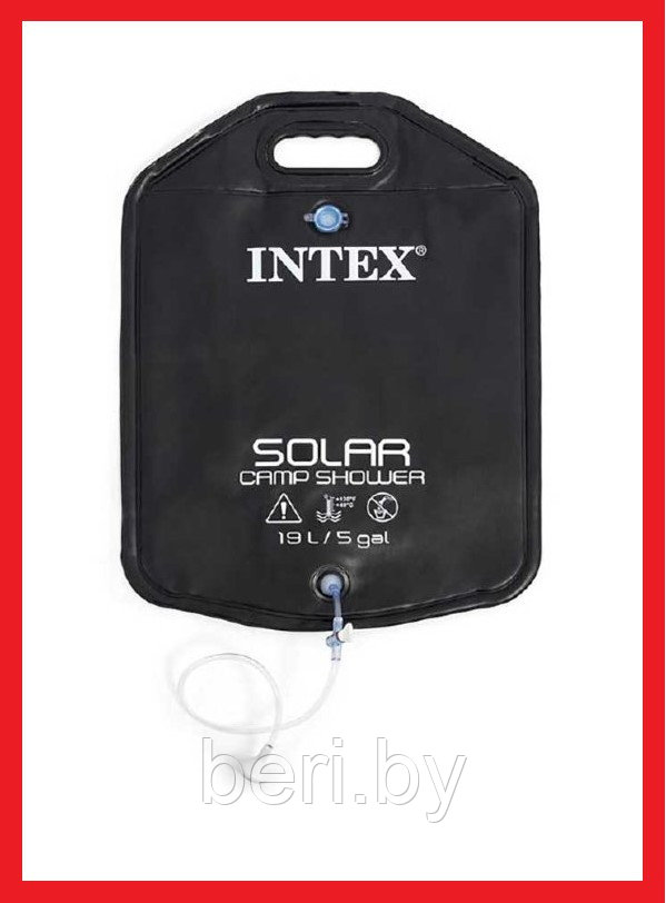 INTEX 28052 Переносной душ Solar Shower, 19 л, интекс - фото 1 - id-p100454173