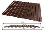 Профилированный лист С8 (1,5м; 1,7м; 2,0м), фото 2