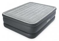 INTEX 64140 Надувная кровать Essential Rest Airbed 203*152*51 см встроенный электронасос интекс