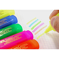 Маркер текстовый Faber Castell "Textliner" флуоресцентный