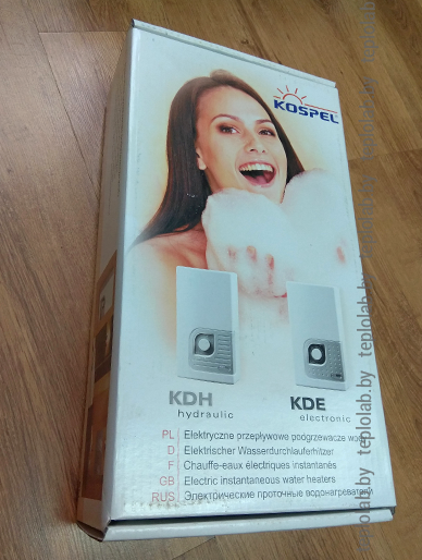 Водонагреватель проточный Kospel KDE Bonus, 9 кВт - фото 7 - id-p70128006