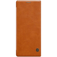 Кожаный чехол Nillkin Qin Leather Case Коричневый для Sony Xperia 10