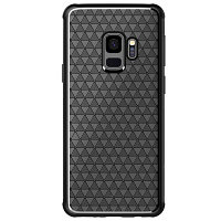 Перфорированный силиконовый чехол Nillkin Weave TPU Case черный для Samsung G960 Galaxy S9