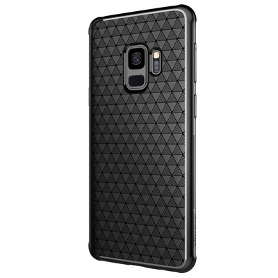 Перфорированный силиконовый чехол Nillkin Weave TPU Case черный для Samsung G960 Galaxy S9 - фото 3 - id-p100479898