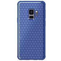 Перфорированный силиконовый чехол Nillkin Weave TPU Case синий для Samsung G960 Galaxy S9