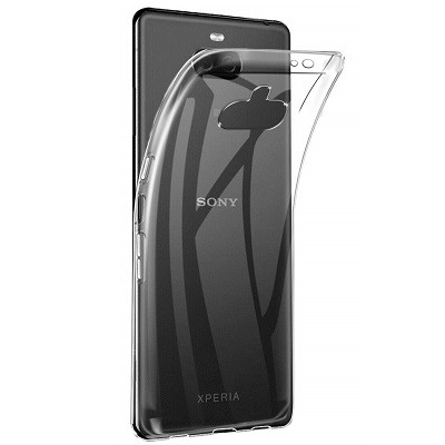 Силиконовый чехол TPU Case 0.6mm прозрачный для Sony Xperia 10 Plus - фото 1 - id-p100479918