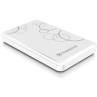 Внешний жесткий диск Transcend StoreJet 25A3 1TB White (TS1TSJ25A3W)