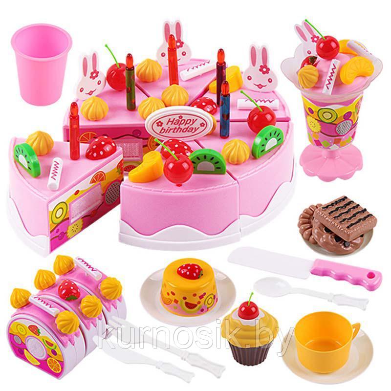 Игрушечный торт и сладкий стол 75 предметов 889-19A - фото 2 - id-p77351387