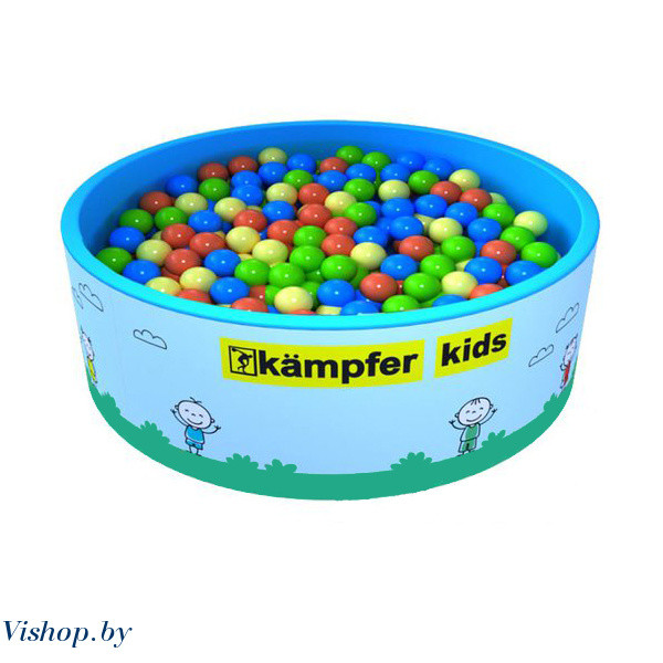 Сухой бассейн Kampfer Kids 300 шариков голубой