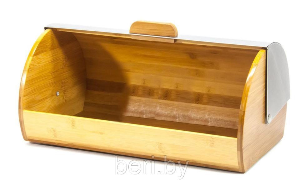 MR-1673S Хлебница Maestro деревянная с откидной крышкой - фото 2 - id-p100571428