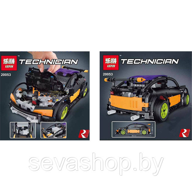 Конструктор Lepin Technician 20053 р/у Hatchback Type R (аналог Lego  MOC-6604) 640 деталей (ID#100621952), цена: 148 руб., купить на Deal.by