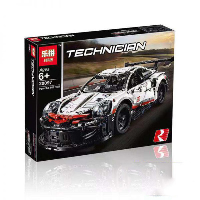 Конструктор Lepin Technician 20027 Porsche 911 RSR (аналог LEGO Technic 42096) 1770 деталей - фото 2 - id-p100635530