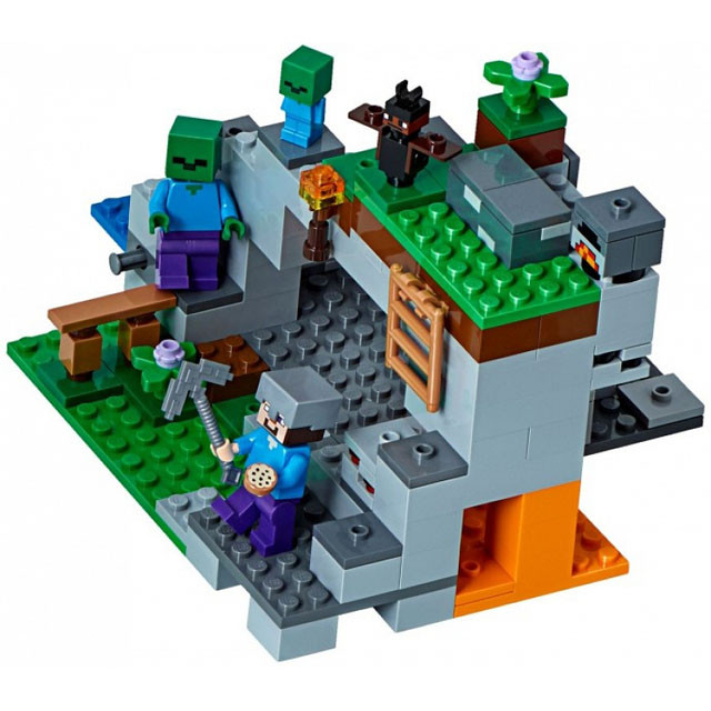 Конструктор Bela 10810 My World Пещера Зомби (аналог Lego Minecraft 21141) 250 деталей - фото 3 - id-p100643503
