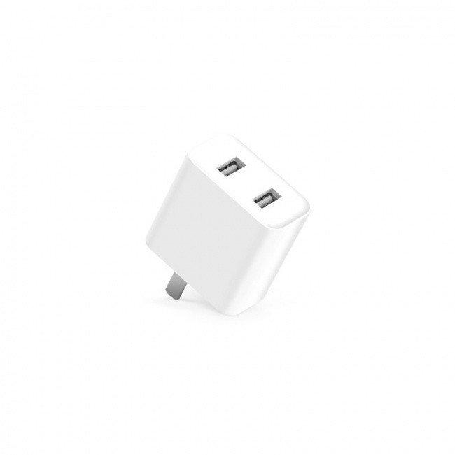 Сетевое зарядное устройство Xiaomi 2 USB Port Charger white - фото 1 - id-p89533601