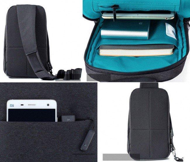 Рюкзак xiaomi chest Bag black - фото 4 - id-p89533636