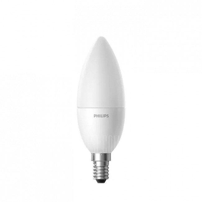 Умная лампочка-свеча Xiaomi Philips Rui Chi Candle Light Bulb E14 - фото 1 - id-p89533654