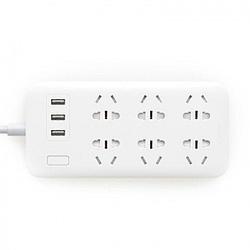 Удлинитель Xiaomi Powerstrip (6 розеток, 3 USB)