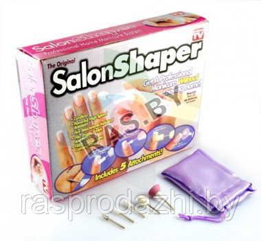 Маникюрный набор Salon Shaper (Салон Шейпер) для маникюра и педикюра с 5 насадками (код.9-2934) - фото 1 - id-p97507496