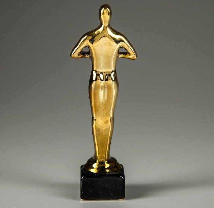 Статуэтка Оскар «Под нанесение» без надписи керамическая - фото 2 - id-p100689439