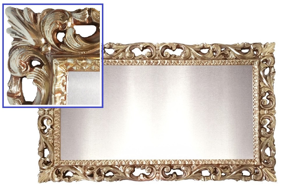 Рама для зеркала с позолотой (поталью) и резьбой - фото 8 - id-p70036941