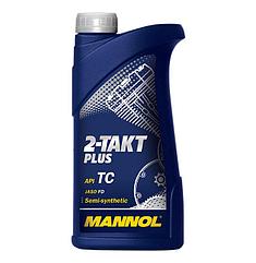 Масло двухтактное Mannol 2-Takt Plus (1л)